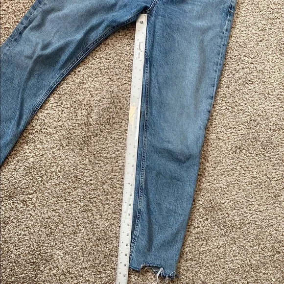 Agolde Nico HighWaist ButtonFly Distressed Jeans A093D-3002 Organic Cotton. 28 - Picture 14 of 15